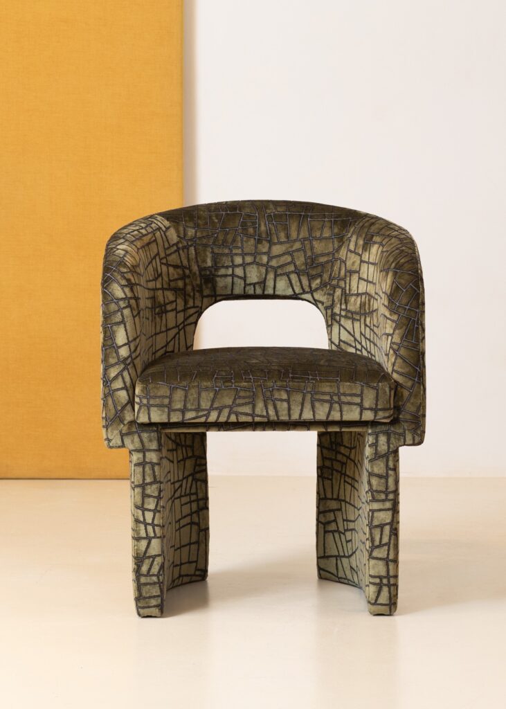 silla ARES verde estampada (2)